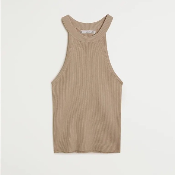 Mango Halter Knit Top - Picture 3 of 5